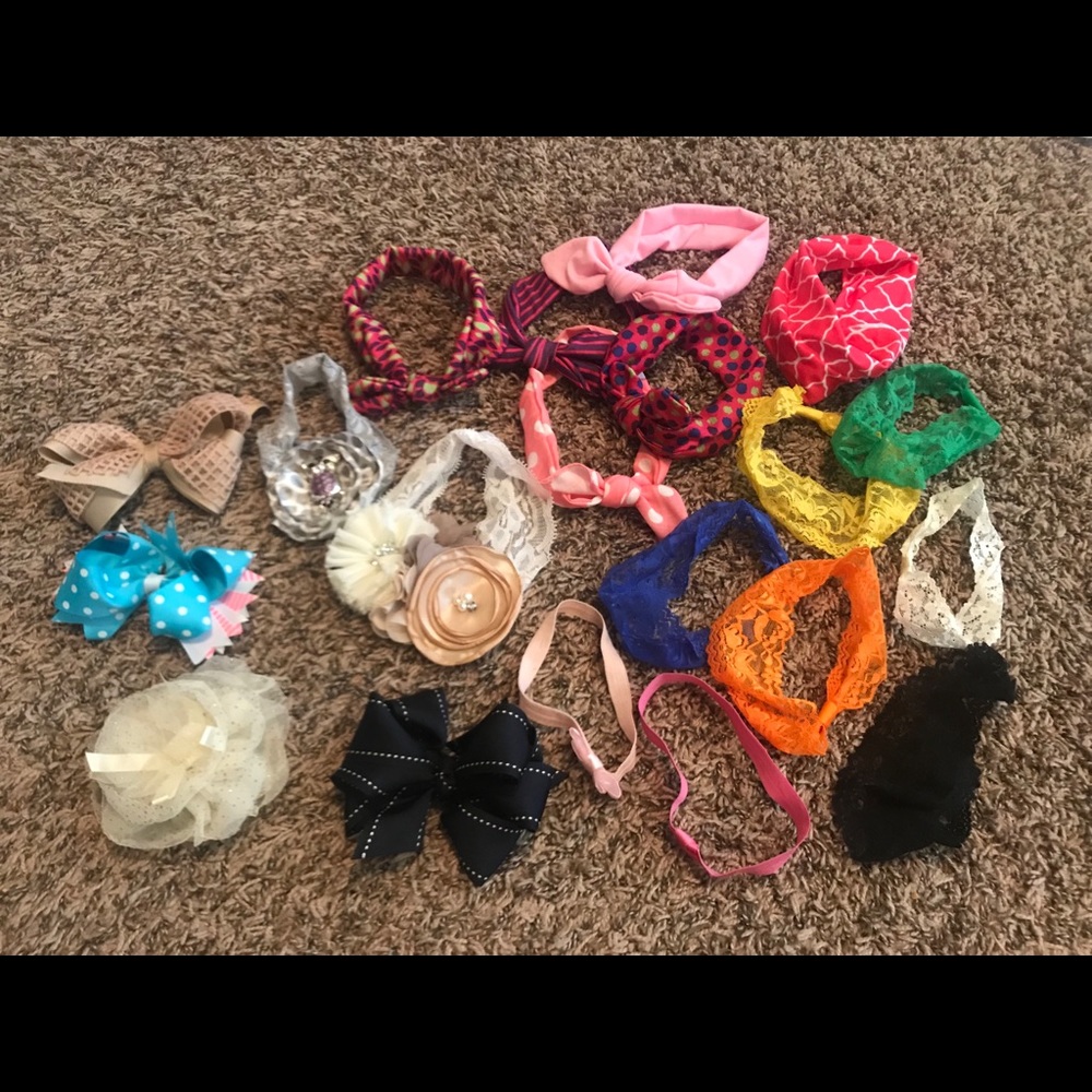 Bows and headbands!